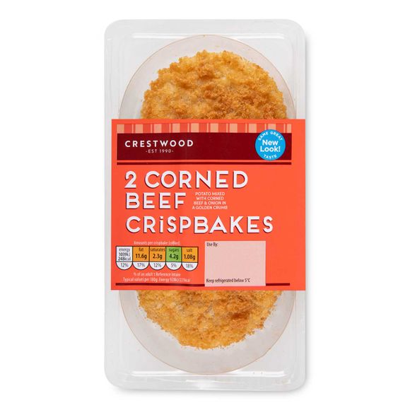 Crestwood Corned Beef Crispbakes 227g/2 Pack